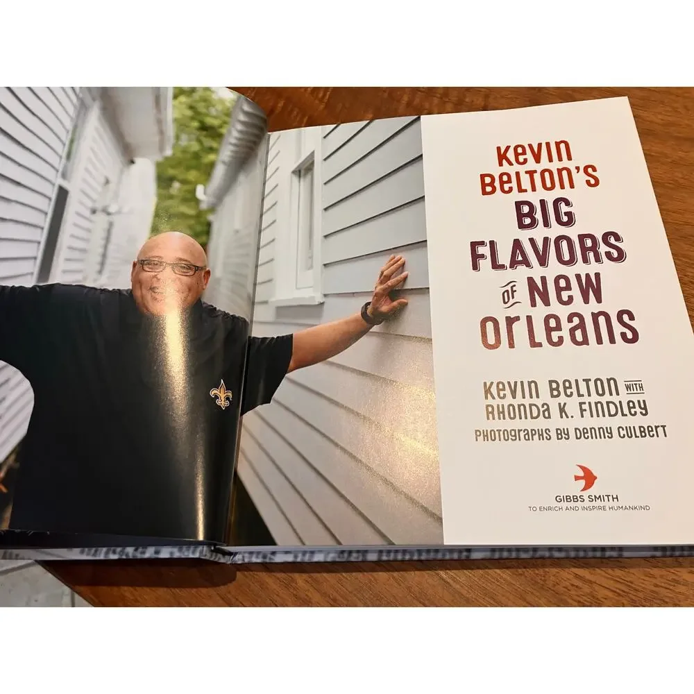 New Orleans Cookbook Lot of (2) Kevin Belton TOM‎ FITZMORRIS